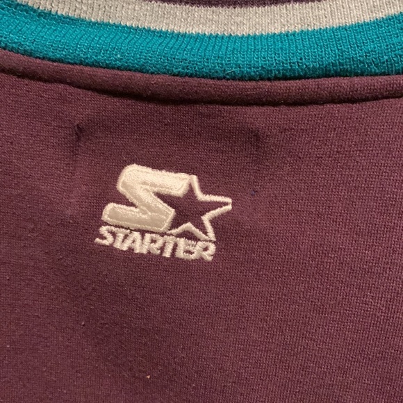 VINTAGE Starter Mighty Ducks Officially Licensed NHL Pullover Sweater - US M - Picture 6 of 6